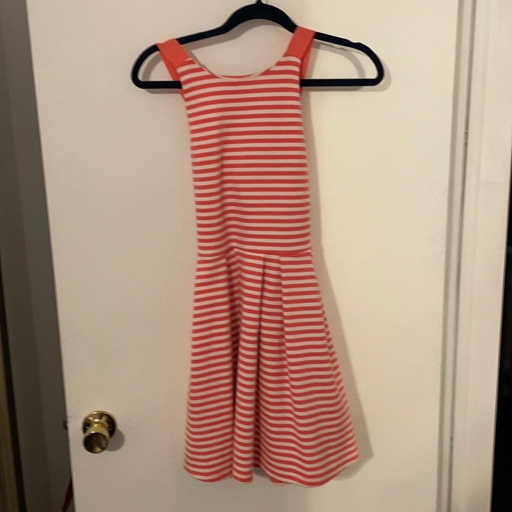 SO Pink striped summer dress